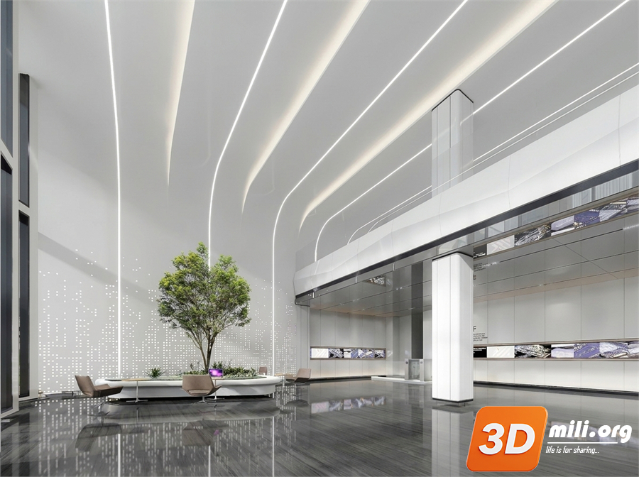 Lobby front desk Skp Files 